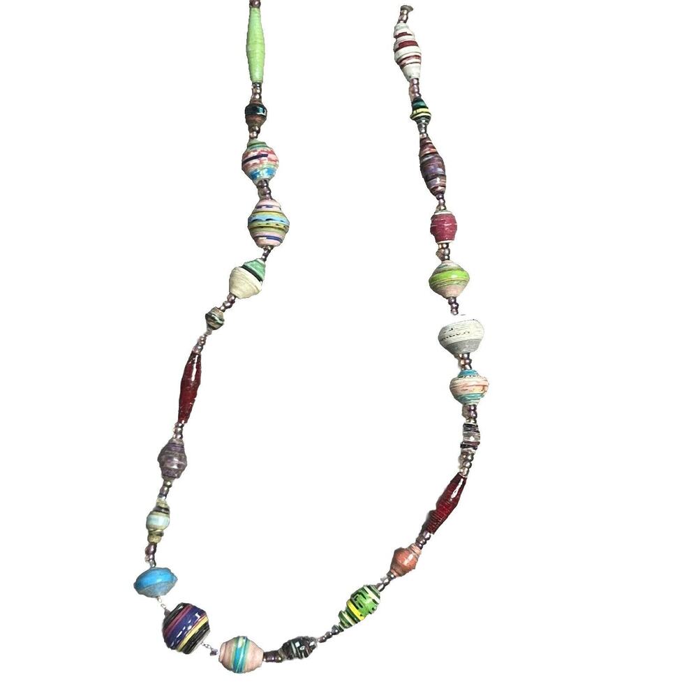 VINTAGE BEAD FOR LIFE MADE IN UGANDA Very Unique Hippy Gypsy